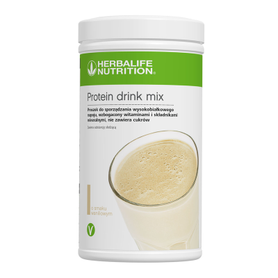 Herbalife Protein Drink Mix o smaku waniliowym 588g Herbalife Protein Drink Mix o smaku waniliowym 588g