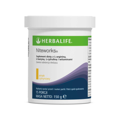 Herbalife Niteworks smak cytrynowy 150g Herbalife Niteworks smak cytrynowy 150g