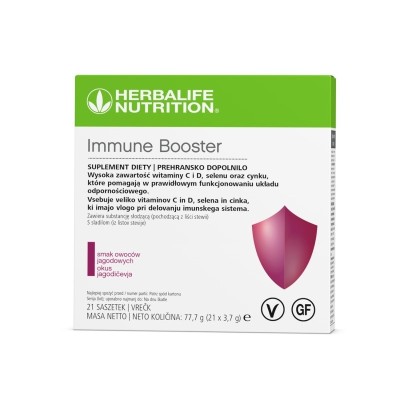 Herbalife Immune Booster suplement diety smak owoców jagodowych 21 saszetek