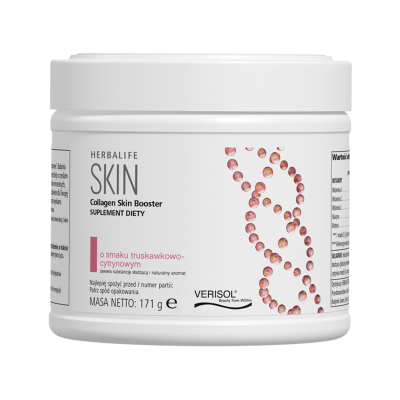 Collagen Skin Booster o smaku truskawkowo-cytrynowym 171g Collagen Skin Booster o smaku truskawkowo-cytrynowym 171g