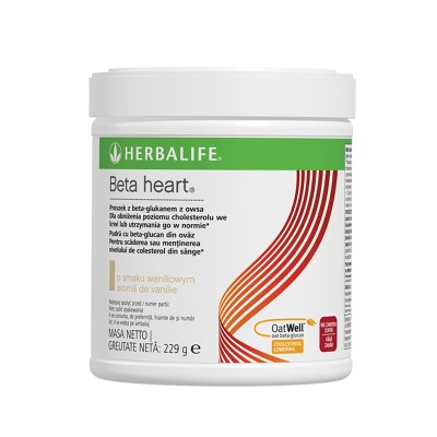 Herbalife Beta heart Suplement diety o smaku waniliowym 229g Herbalife Beta heart Suplement diety o smaku waniliowym 229g