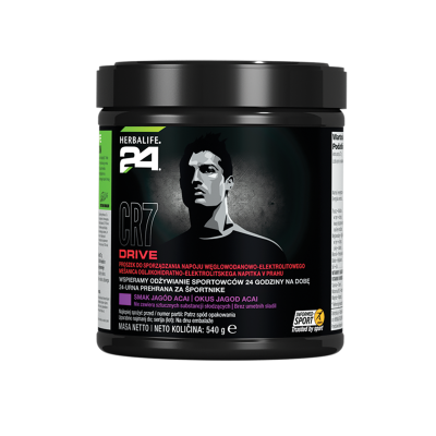 Herbalife CR7 Drive Napój węglowodanowo-elektrolitowy o smaku jagód Acai 540 g