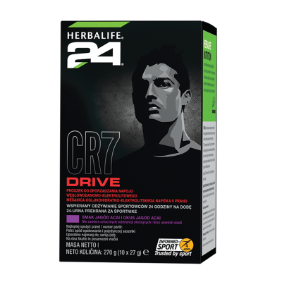Herbalife CR7 Drive o smaku jagód Acai 10 saszetek po 27g